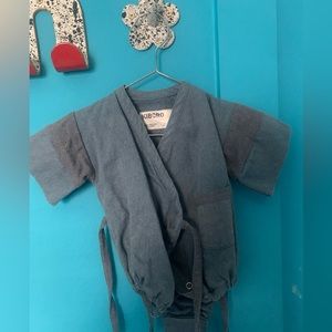Kiboro denim onesie, size 6-12 months